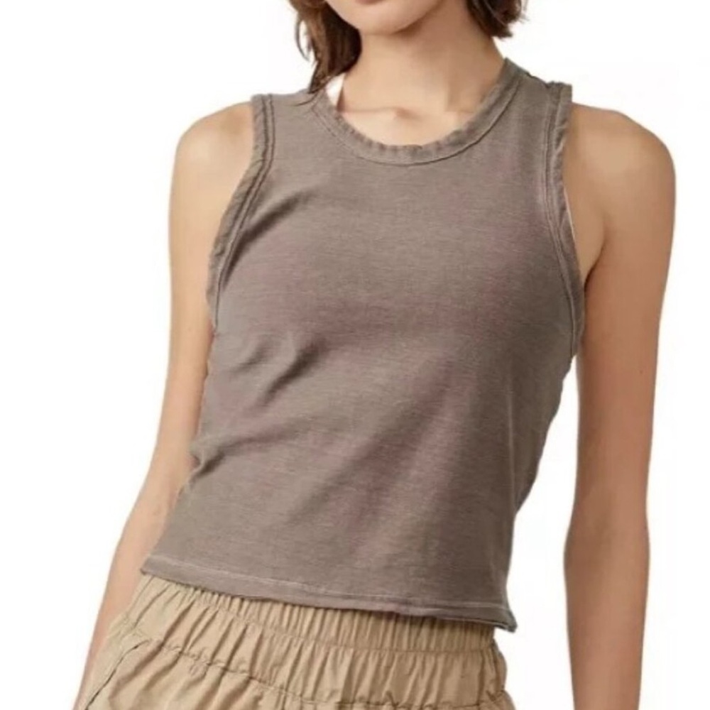 NWT FP Movement Back to Basics Tank Charcoal Brown Small